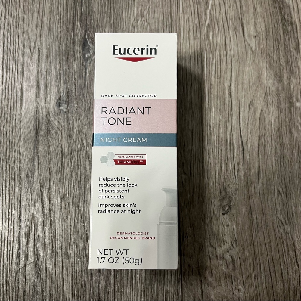 Eucerin Radiant Tone Night Cream, Dark Spot Corrector with Thiamidol